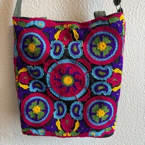 Diesel Embroidered Tote Messenger Bag